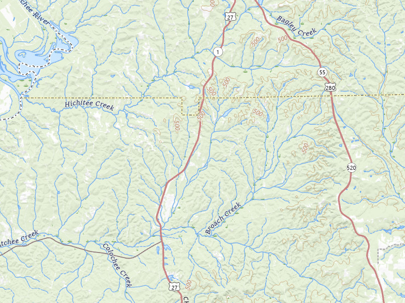 NEXRAD radar-signature map of the hail storm over Cusseta, GA on Aug 11, 2026