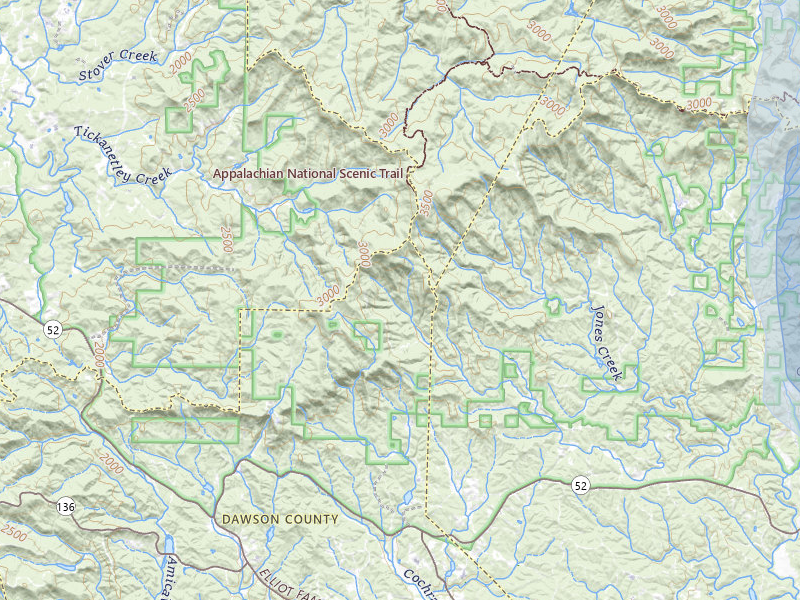 NEXRAD radar-signature map of the hail storm over Dahlonega, GA on Aug 1, 2026
