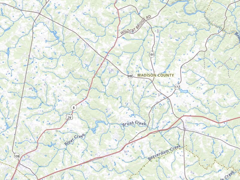 NEXRAD radar-signature map of the hail storm over Danielsville, GA on Aug 20, 2026