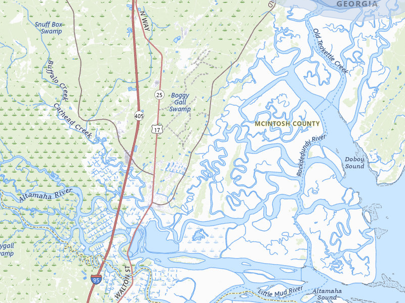 NEXRAD radar-signature map of the hail storm over Darien, GA on Aug 10, 2026