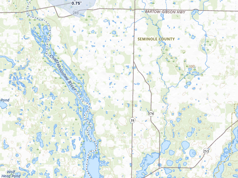 NEXRAD radar-signature map of the hail storm over Donalsonville, GA on Jul 29, 2026