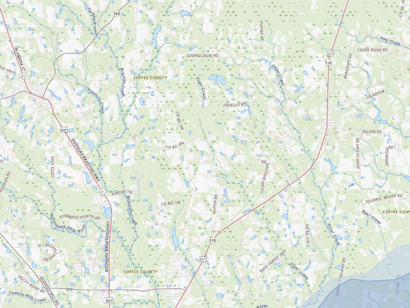 NEXRAD radar-signature map of the hail storm over Douglas, GA on Aug 25, 2026