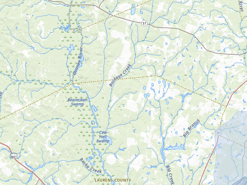 NEXRAD radar-signature map of the hail storm over East Dublin, GA on May 17, 2026