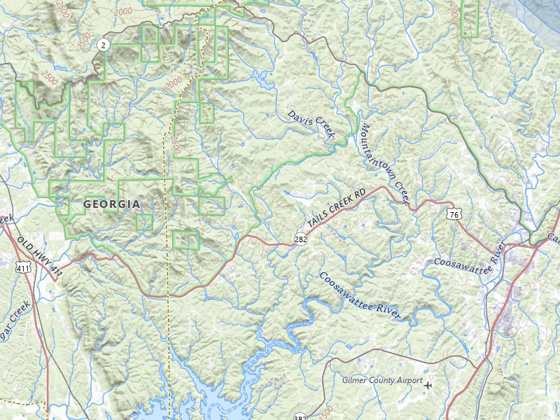 NEXRAD radar-signature map of the hail storm over Ellijay, GA on Aug 17, 2026