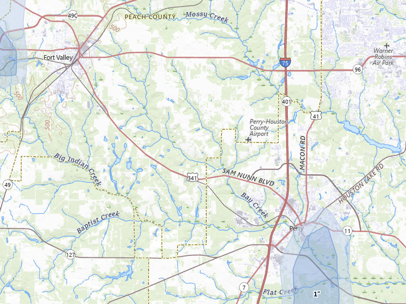 NEXRAD radar-signature map of the hail storm over Fort Valley, GA on Aug 14, 2026