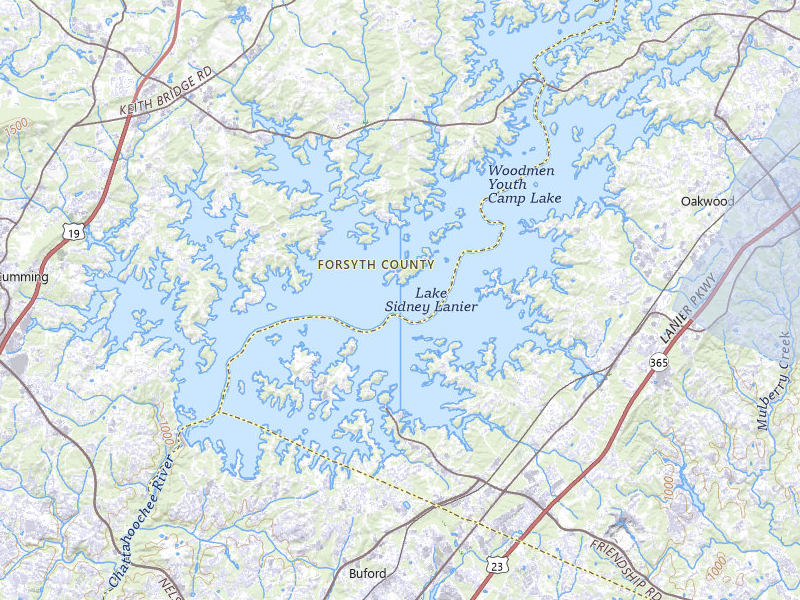 NEXRAD radar-signature map of the hail storm over Gainesville, GA on Mar 7, 2026