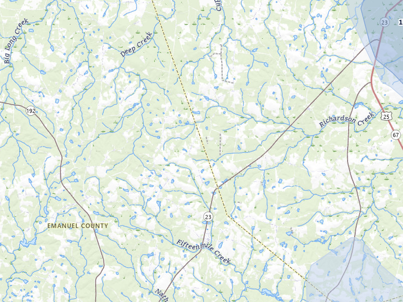 NEXRAD radar-signature map of the hail storm over Garfield, GA on Aug 6, 2026