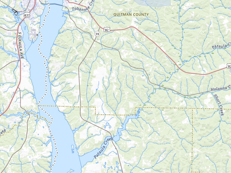 NEXRAD radar-signature map of the hail storm over Georgetown, GA on Aug 20, 2026
