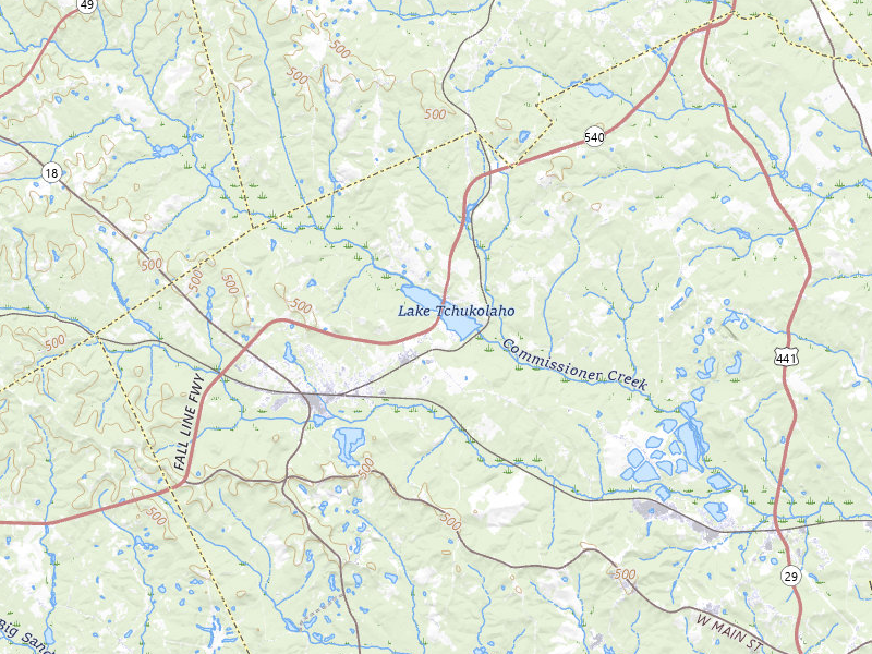 NEXRAD radar-signature map of the hail storm over Gordon, GA on Jul 5, 2026