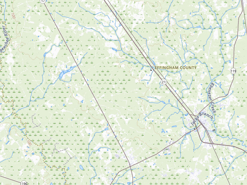 NEXRAD radar-signature map of the hail storm over Guyton, GA on Jul 6, 2026