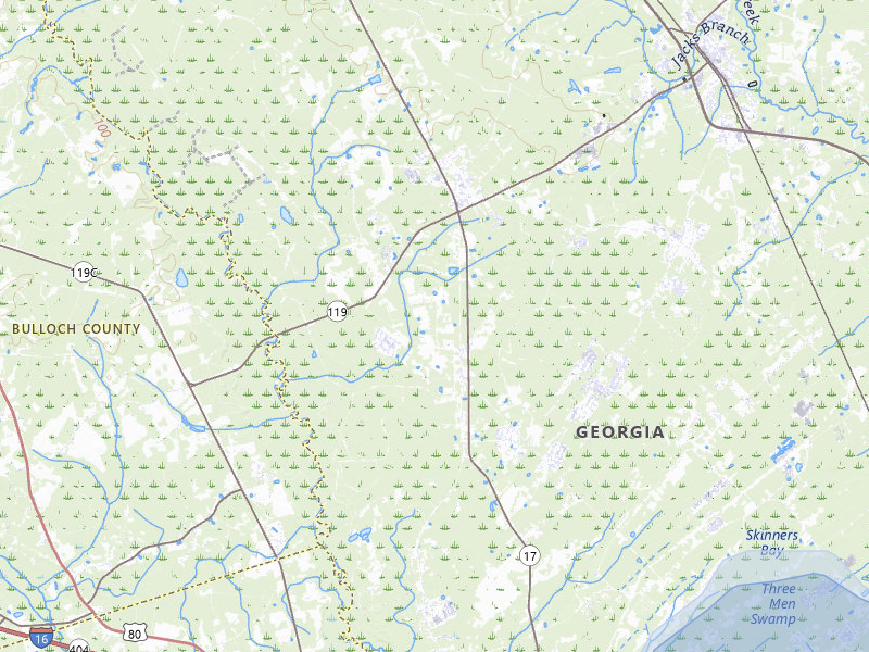 NEXRAD radar-signature map of the hail storm over Guyton, GA on Aug 10, 2026