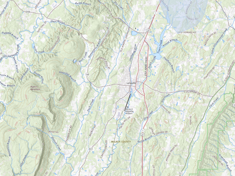 NEXRAD radar-signature map of the hail storm over La Fayette, GA on Sep 6, 2026