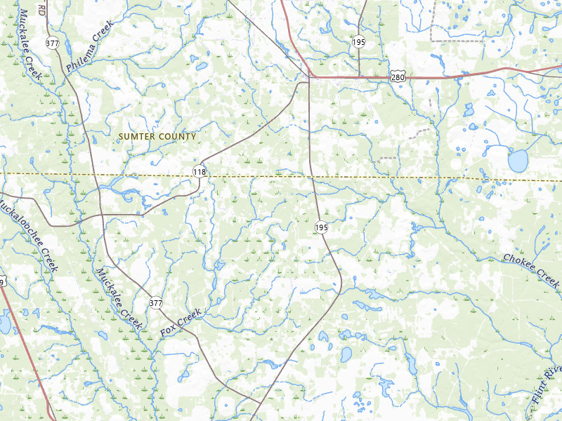 NEXRAD radar-signature map of the hail storm over Leslie, GA on Jul 6, 2026