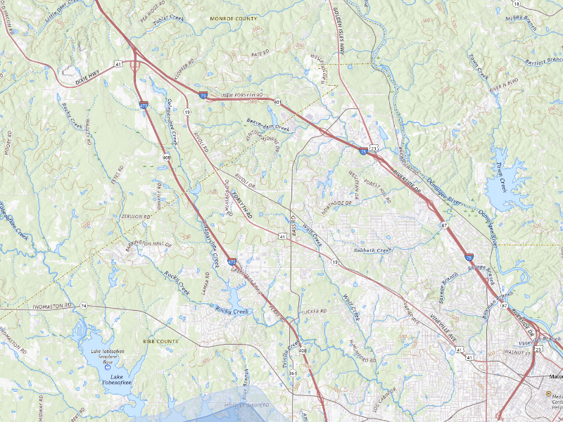 NEXRAD radar-signature map of the hail storm over Macon, GA on Aug 27, 2026