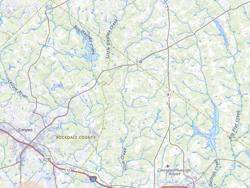Radar-estimated hail-size map of the storm over Oxford, GA on Jul 12, 2026