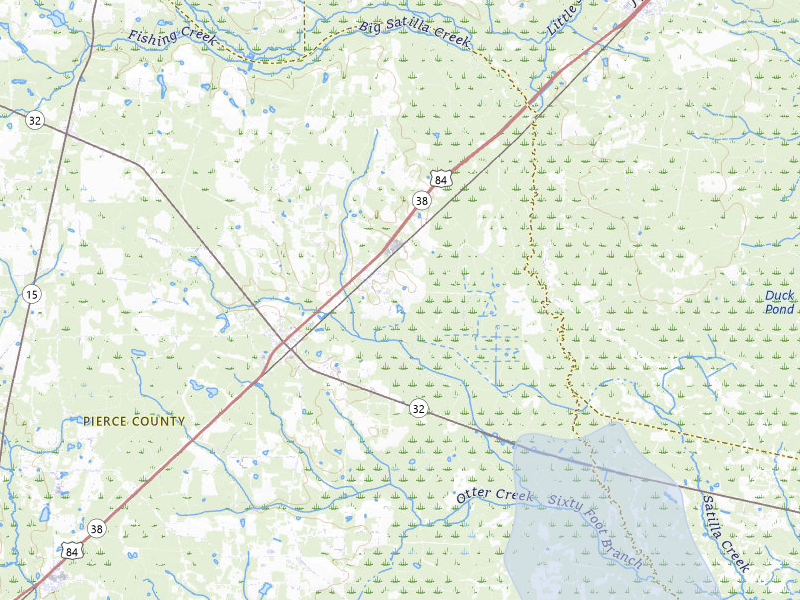 NEXRAD radar-signature map of the hail storm over Patterson, GA on Jul 24, 2026
