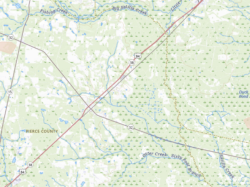 Radar-estimated hail-size map of the storm over Patterson, GA on Jul 29, 2026