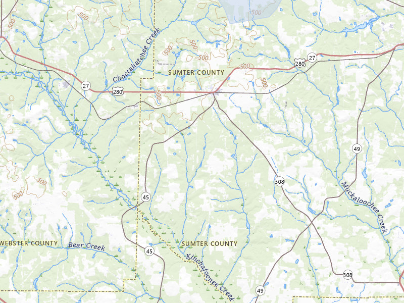 NEXRAD radar-signature map of the hail storm over Plains, GA on Mar 31, 2026