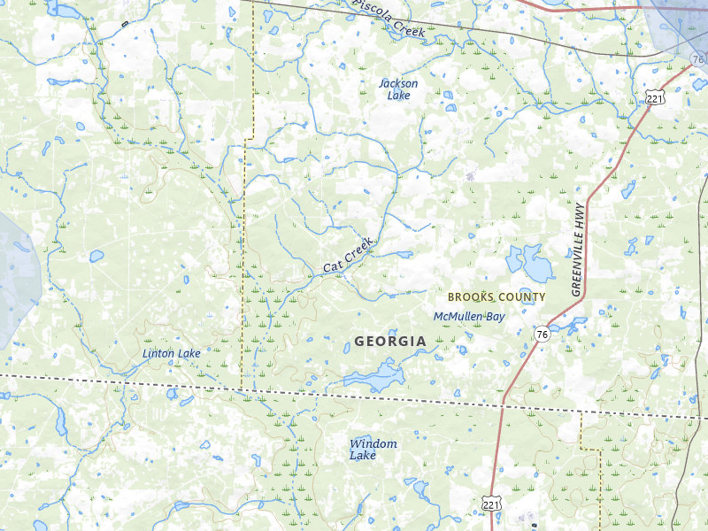 NEXRAD radar-signature map of the hail storm over Quitman, GA on Aug 6, 2026
