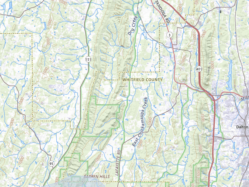 NEXRAD radar-signature map of the hail storm over Ringgold, GA on Aug 5, 2026