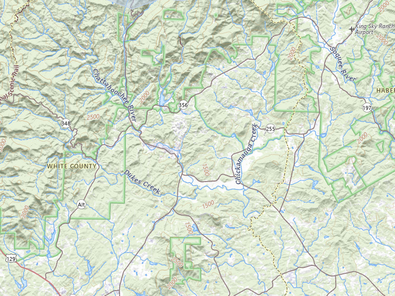 NEXRAD radar-signature map of the hail storm over Sautee Nacoochee, GA on Jul 2, 2026