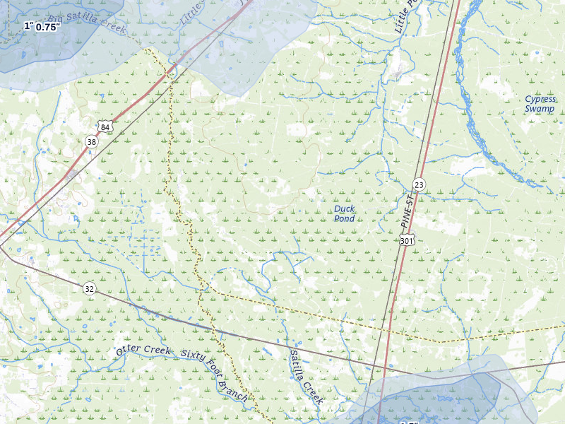 NEXRAD radar-signature map of the hail storm over Screven, GA on Aug 25, 2026