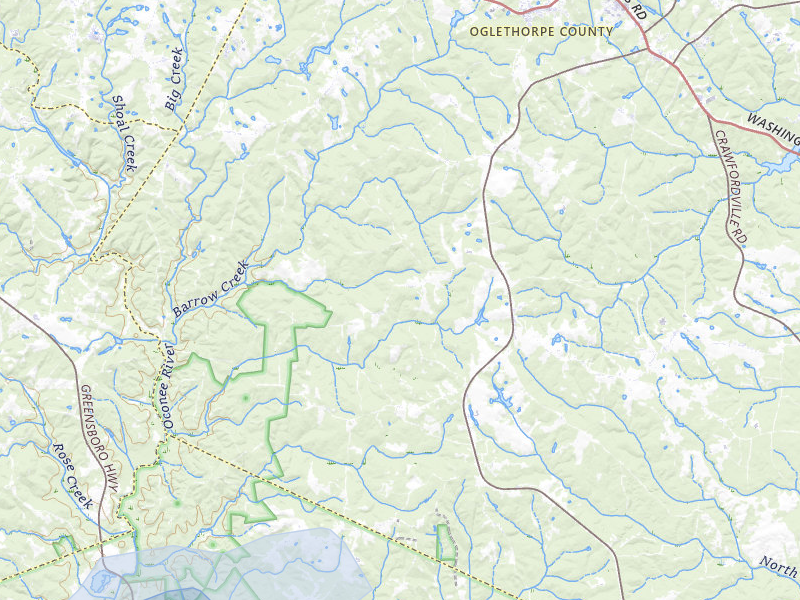 NEXRAD radar-signature map of the hail storm over Stephens, GA on Jul 10, 2026