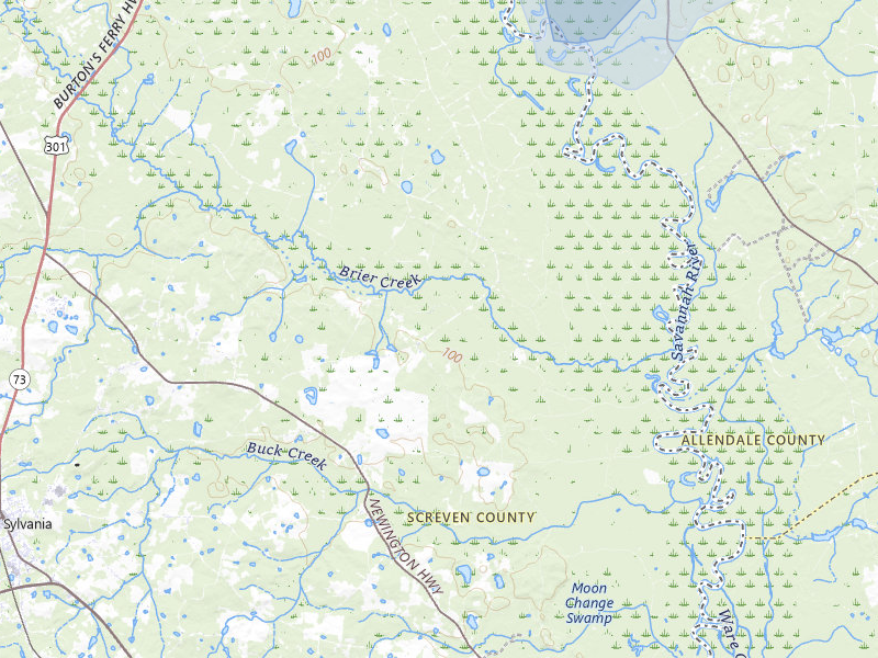 NEXRAD radar-signature map of the hail storm over Sylvania, GA on Aug 20, 2026
