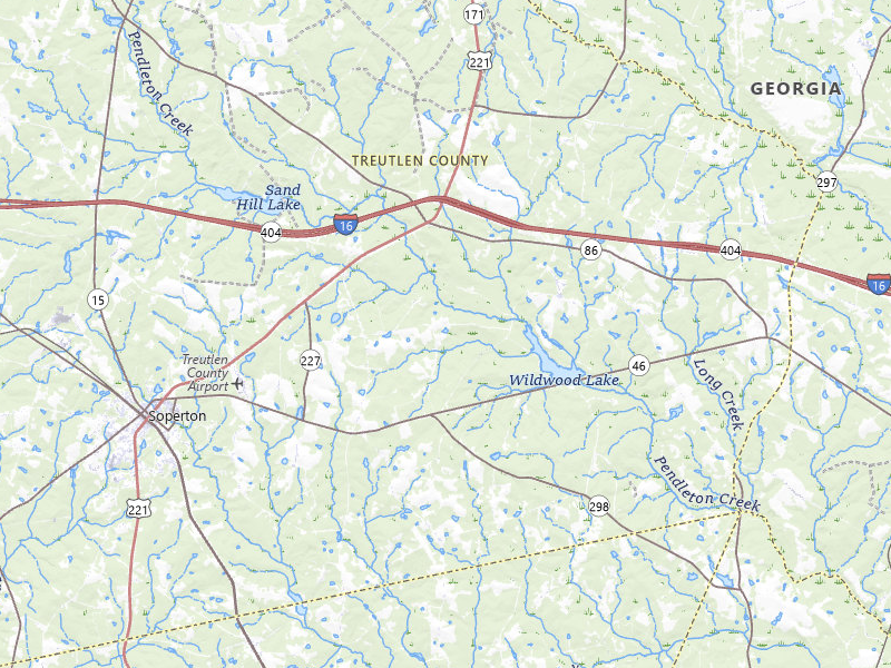 Radar-estimated hail-size map of the storm over Tarrytown, GA on Jul 5, 2026