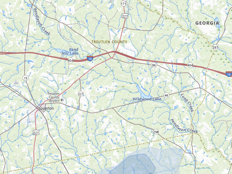 NEXRAD radar-signature map of the hail storm over Tarrytown, GA on Jul 5, 2026