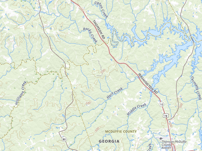 NEXRAD radar-signature map of the hail storm over Thomson, GA on Jul 11, 2026