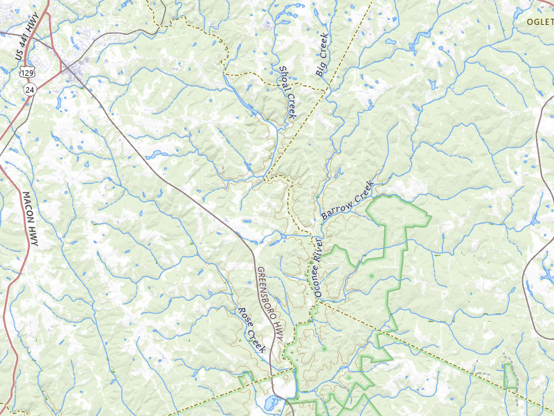 NEXRAD radar-signature map of the hail storm over Watkinsville, GA on Mar 7, 2026