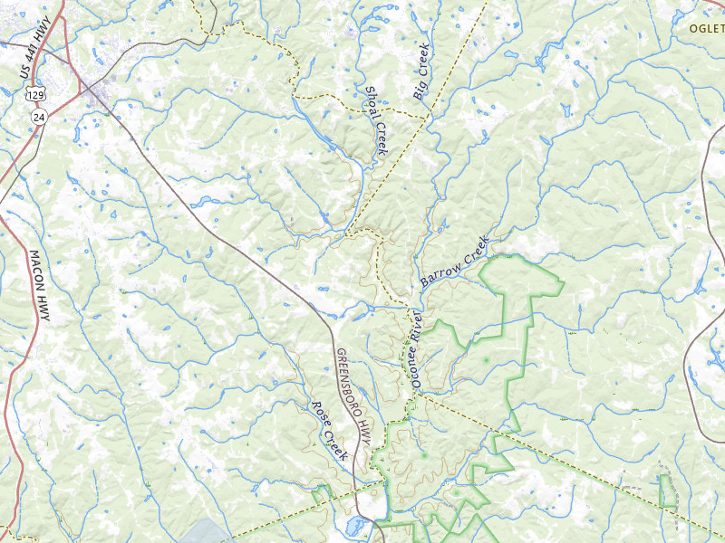 NEXRAD radar-signature map of the hail storm over Watkinsville, GA on Jul 1, 2026