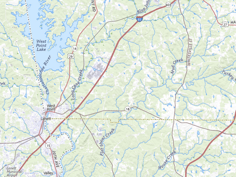 NEXRAD radar-signature map of the hail storm over West Point, GA on Aug 11, 2026