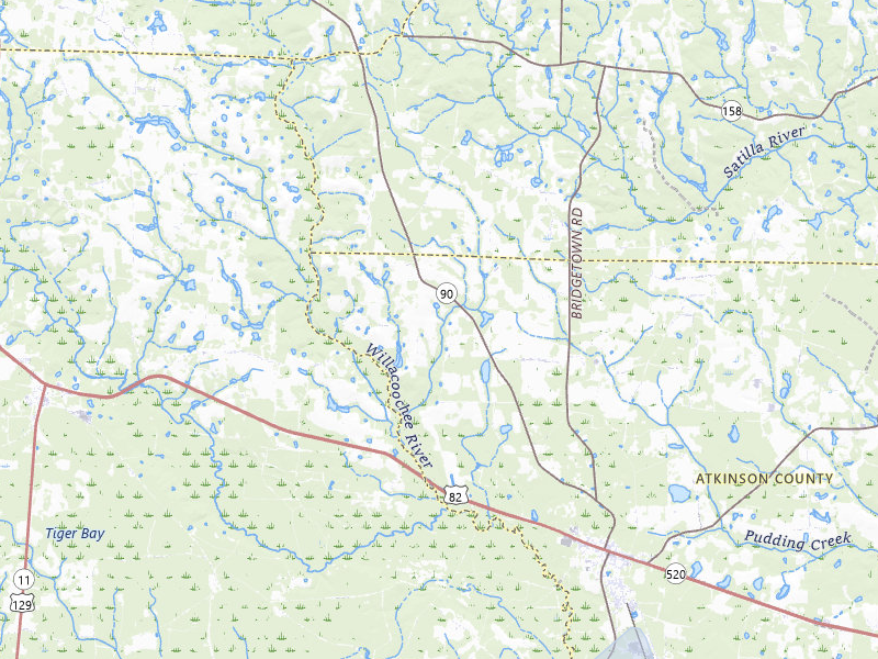 NEXRAD radar-signature map of the hail storm over Willacoochee, GA on Jul 29, 2026
