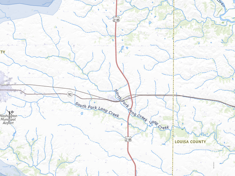NEXRAD radar-signature map of the hail storm over Ainsworth, IA on Jul 3, 2026