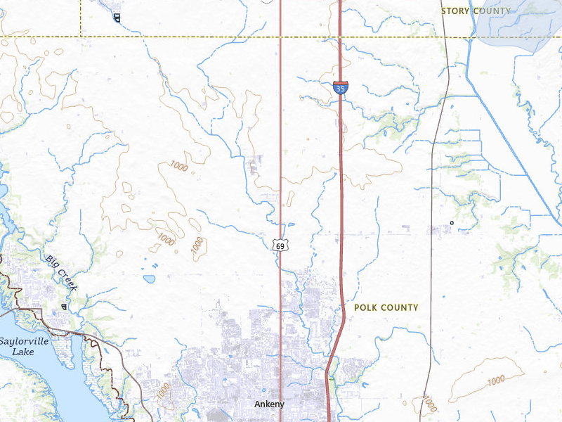 NEXRAD radar-signature map of the hail storm over Alleman, IA on Mar 6, 2026