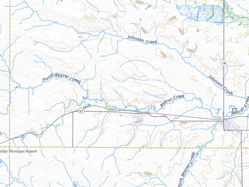 Radar-estimated hail-size map of the storm over Aplington, IA on Jun 28, 2026