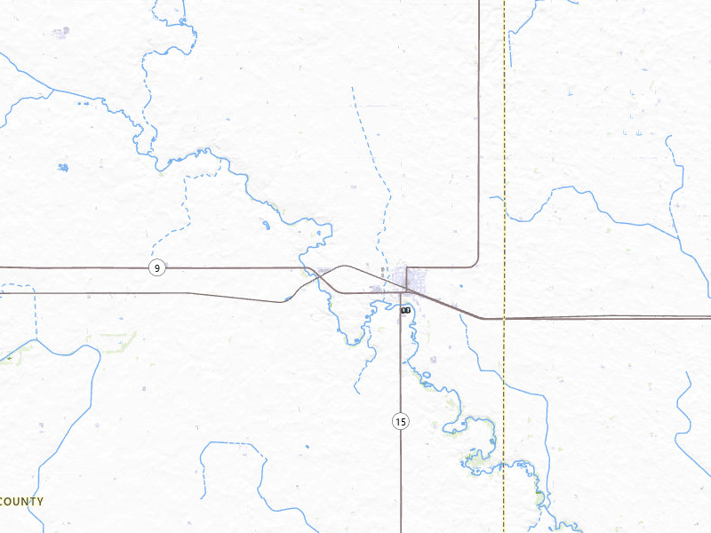 Radar-estimated hail-size map of the storm over Armstrong, IA on Jun 30, 2026