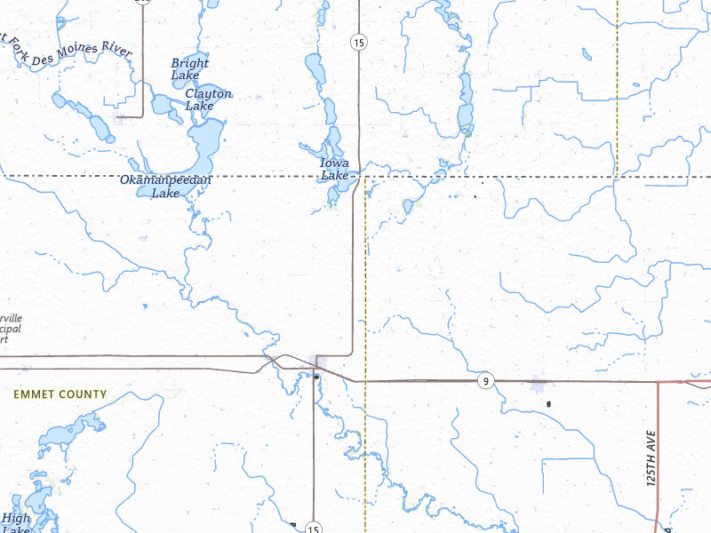 Radar-estimated hail-size map of the storm over Armstrong, IA on Jul 4, 2026