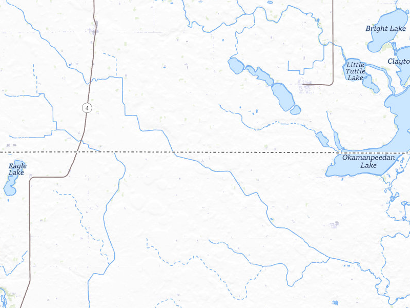 Radar-estimated hail-size map of the storm over Dolliver, IA on May 15, 2026