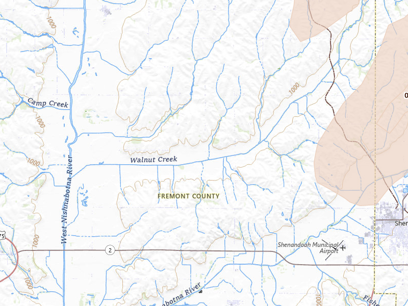 Radar-estimated hail-size map of the storm over Farragut, IA on Jun 30, 2026