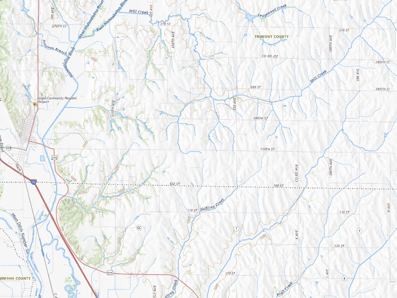 NEXRAD radar-signature map of the hail storm over Hamburg, IA on Sep 6, 2026