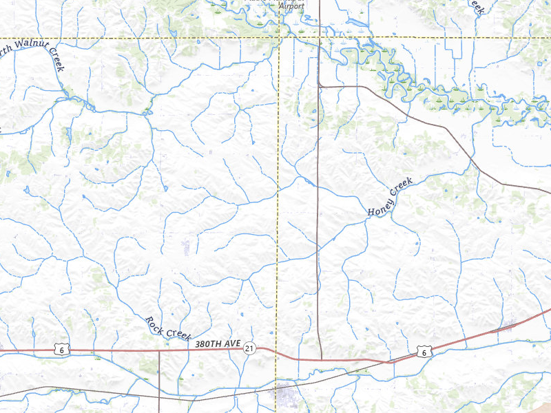 Radar-estimated hail-size map of the storm over Hartwick, IA on Mar 30, 2026