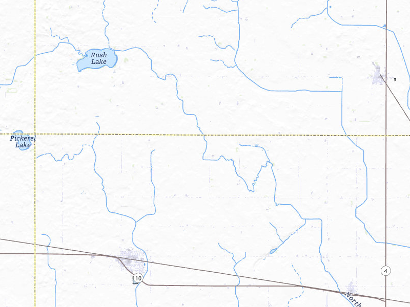 NEXRAD radar-signature map of the hail over Laurens, IA