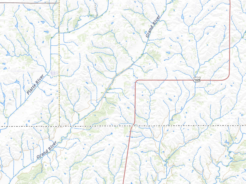 Radar-estimated hail-size map of the storm over Redding, IA on Mar 5, 2026