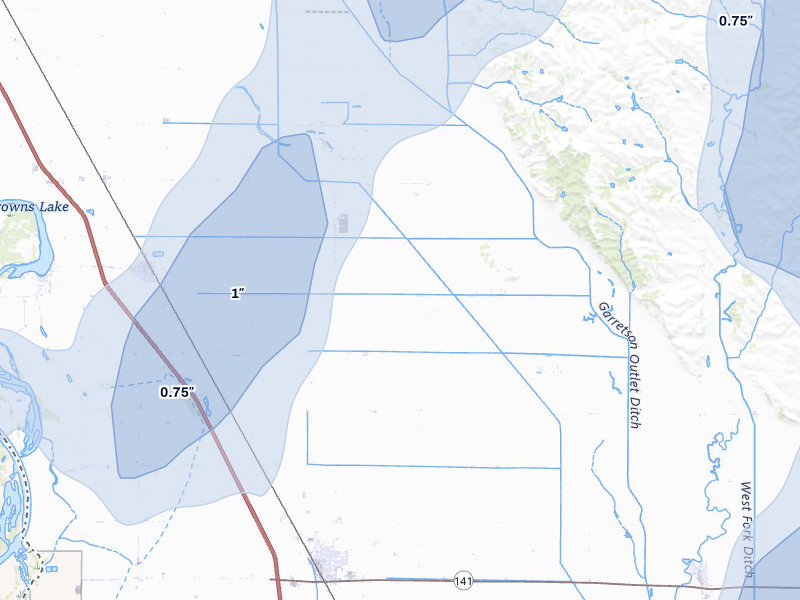 NEXRAD radar-signature map of the hail storm over Salix, IA on Jun 30, 2026