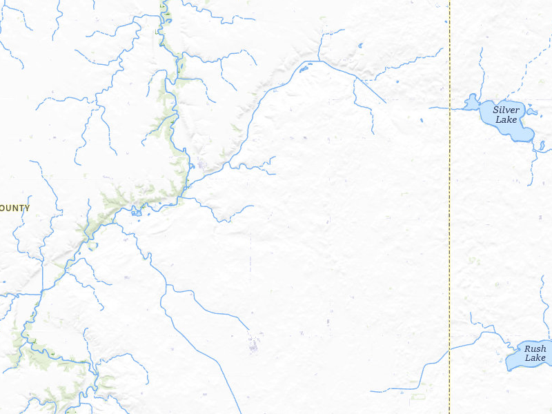 Radar-estimated hail-size map of the storm over Webb, IA on Jul 4, 2026