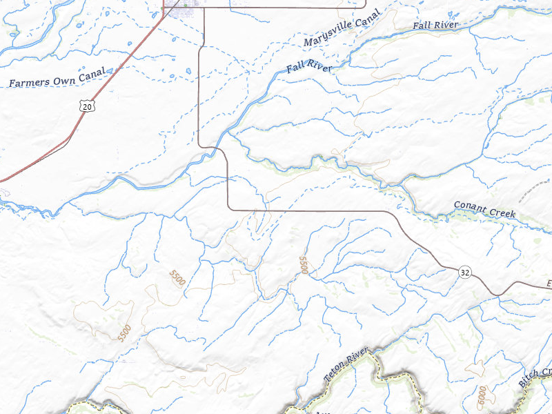 NEXRAD radar-signature map of the hail storm over Ashton, ID on Apr 12, 2026