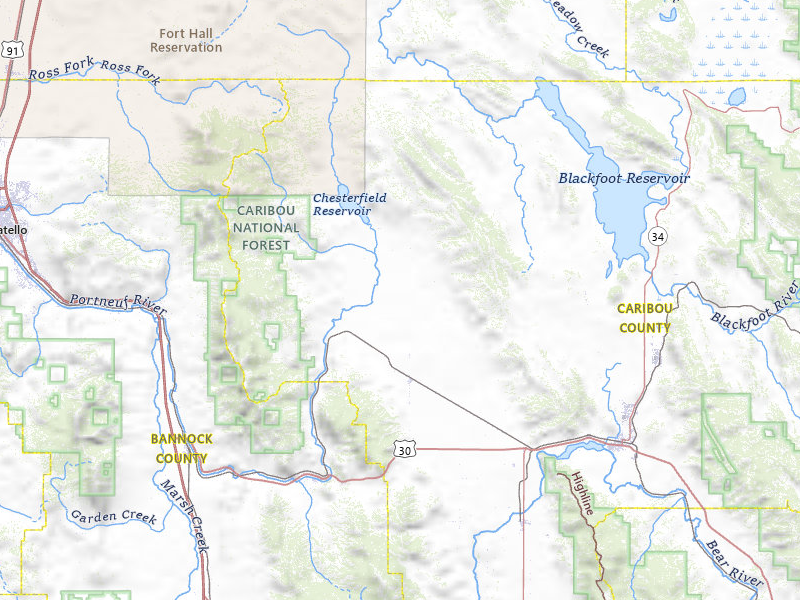 NEXRAD radar-signature map of the hail storm over Bancroft, ID on Apr 11, 2026